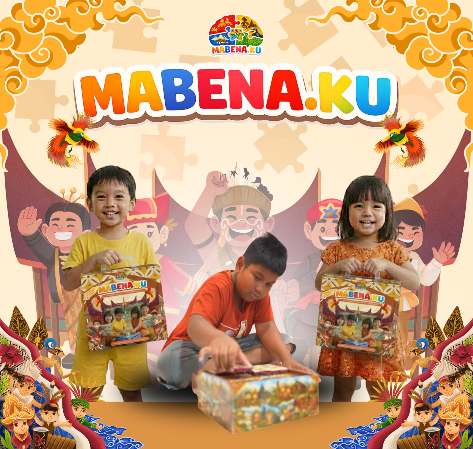 Puzzle Edukatif Budaya Nusantara Berbasis Teknologi QR Code Animasi.